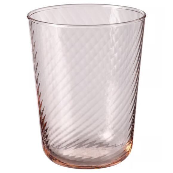IKEA KLIPPLAX Light Pink Glasses Upgrade Your Everyday Drinkware 8 oz. Set of 4 - Picture 1 of 2